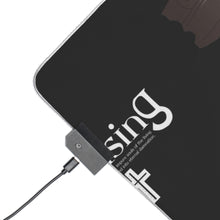 Load image into Gallery viewer, Hellsing Alucard RGB LED Mouse Pad (Desk Mat)
