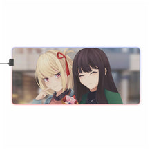 Load image into Gallery viewer, Chisato Nishikigi &amp; Takina Inoue RGB LED Mouse Pad (Desk Mat)
