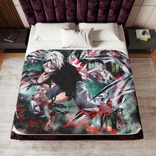 Load image into Gallery viewer, Anime Tokyo Ghoul Sherpa Blanket

