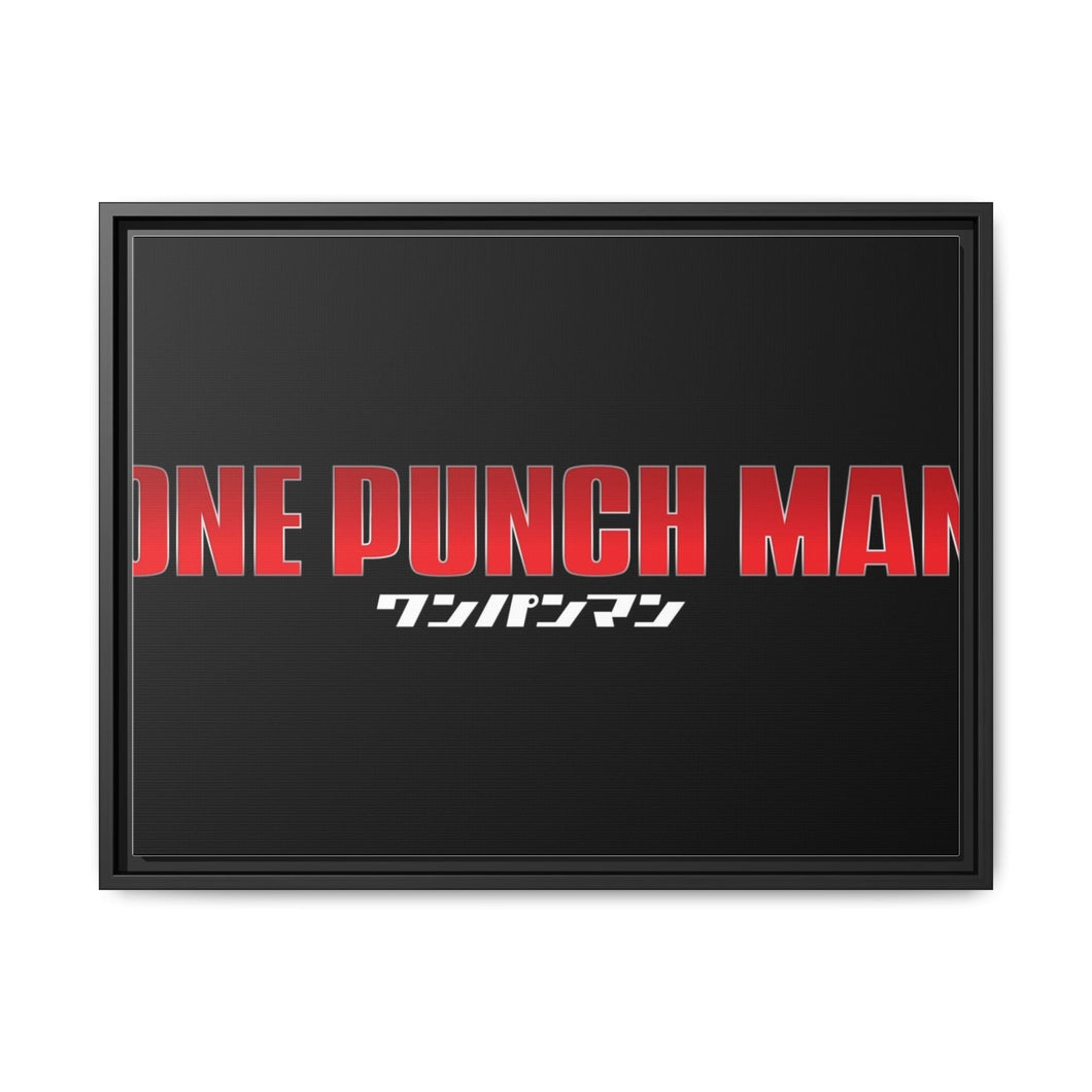 Onepunch-Man Canvas Framed Art Print