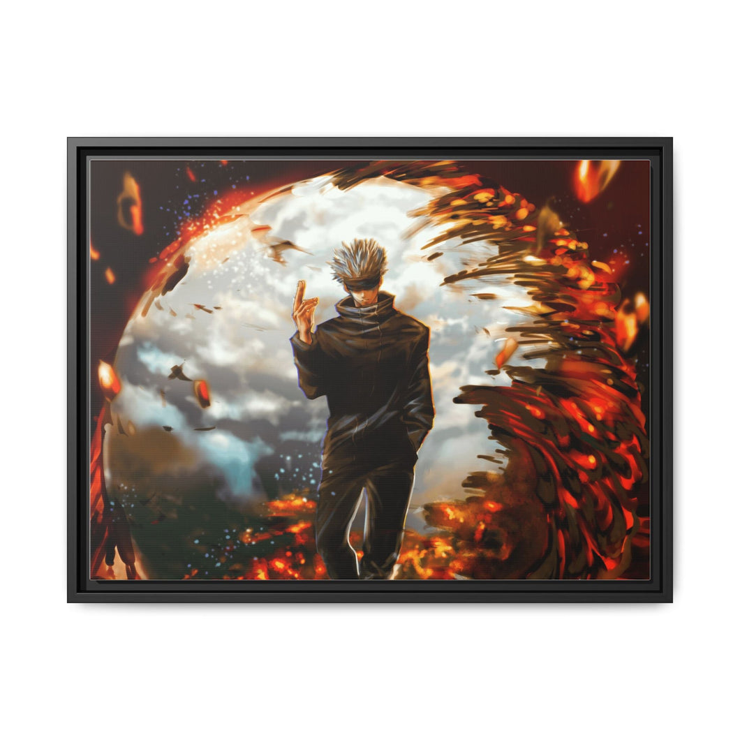 Anime Jujutsu Kaisen Canvas Framed Art Print