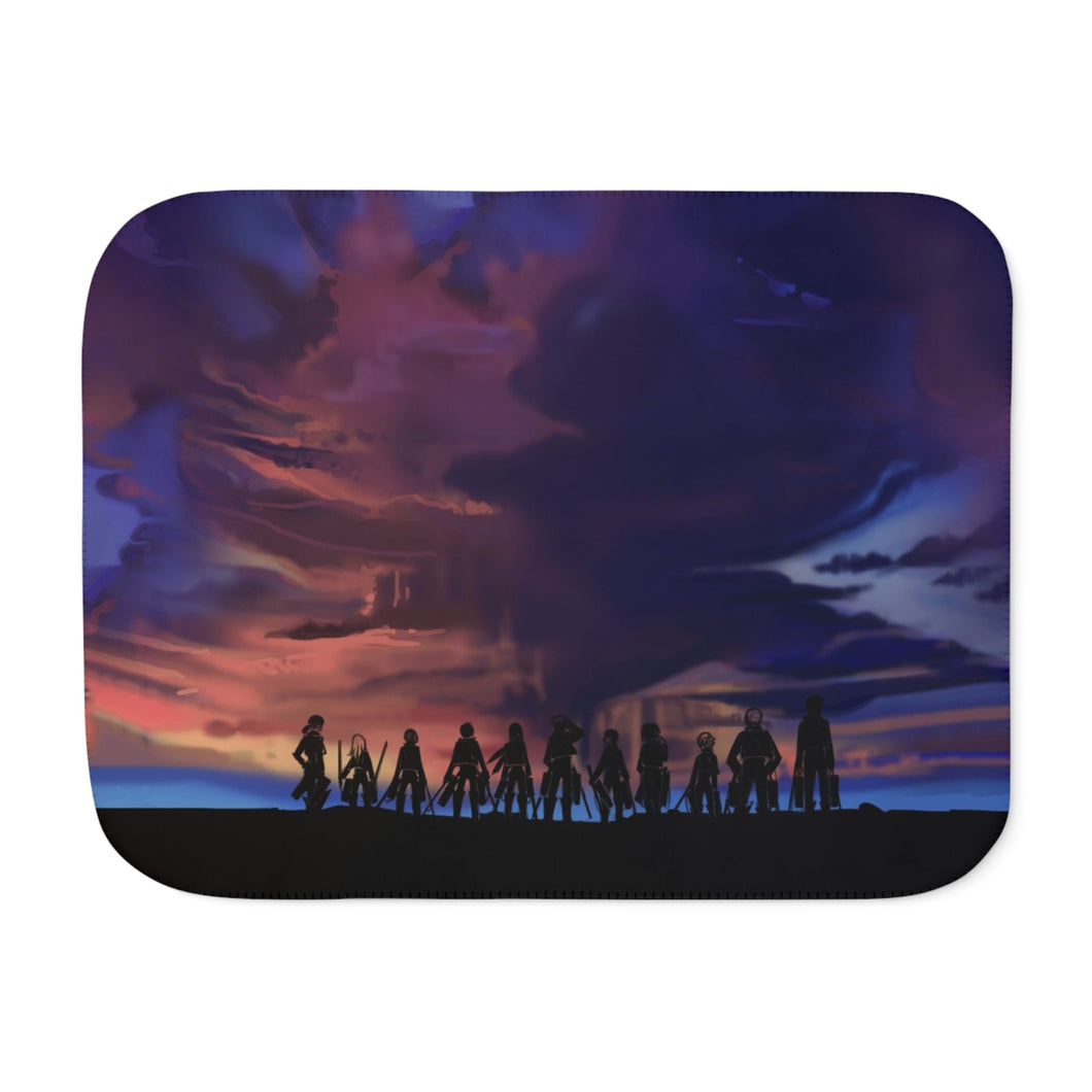 Anime Attack On Titan Sherpa Blanket