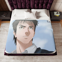 Load image into Gallery viewer, Shinichi Izumi Face Sherpa Blanket
