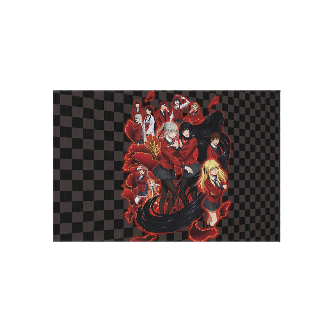 Kakegurui Yumeko Jabami, Mary Saotome, Midari Ikishima, Kirari Momobami, Yumemi Yumemite Rug