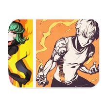 Load image into Gallery viewer, Saitama, Tatsumaki and Genos Sherpa Blanket
