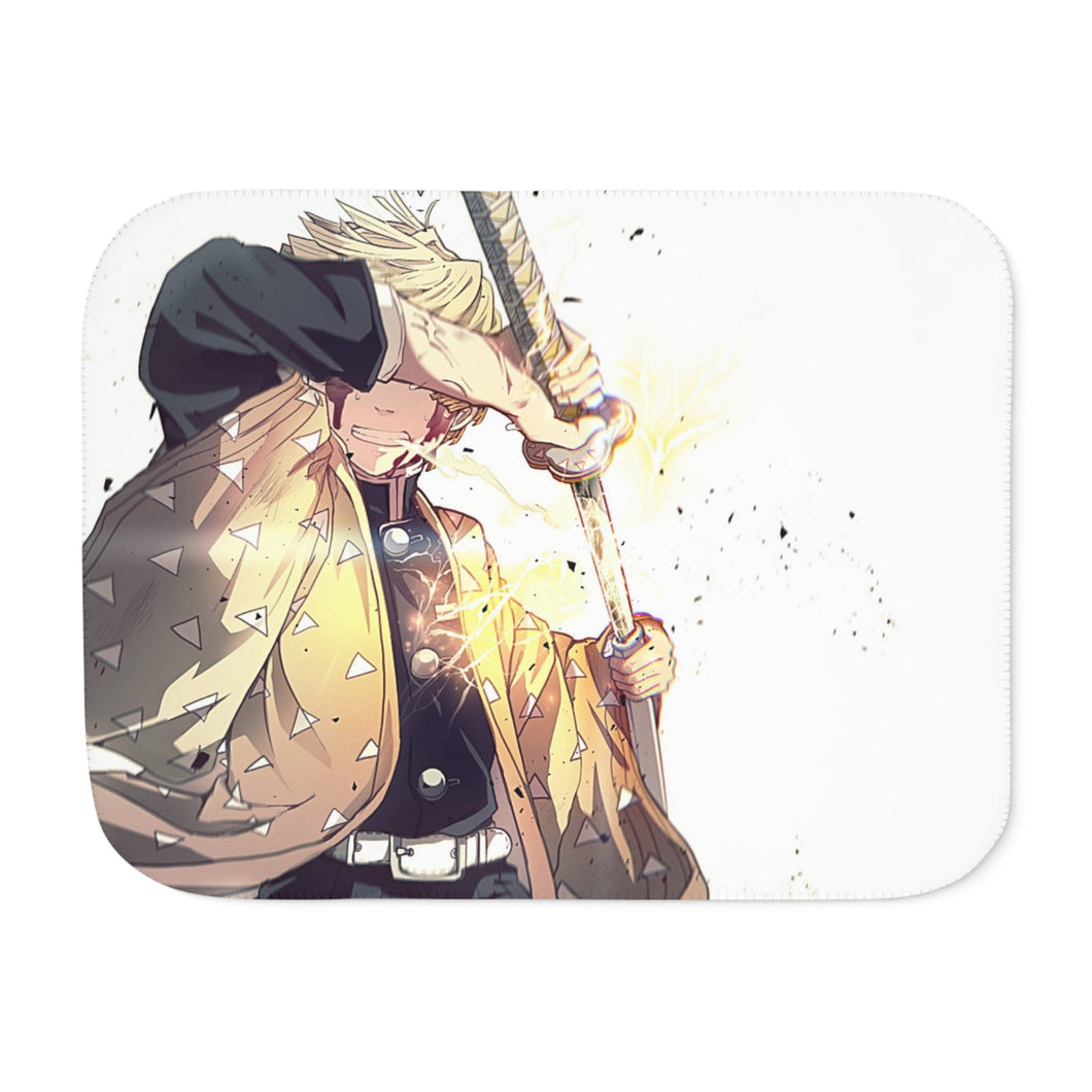 Anime Demon Slayer: Kimetsu no Yaiba Sherpa Blanket