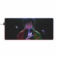 Giyuu Tomioka RGB LED Mouse Pad (Desk Mat)