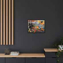 Load image into Gallery viewer, Anime Samurai Champloor Canvas Framed Art Print

