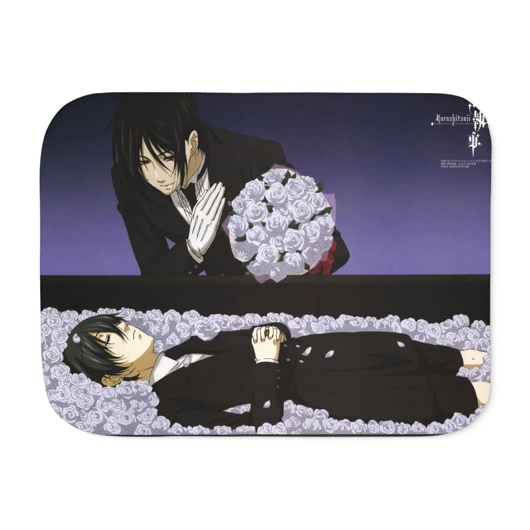 Black Butler Sherpa Blanket
