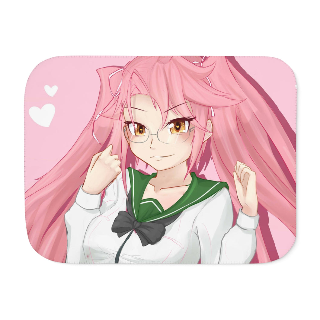 Highschool Of The Dead Sherpa Blanket
