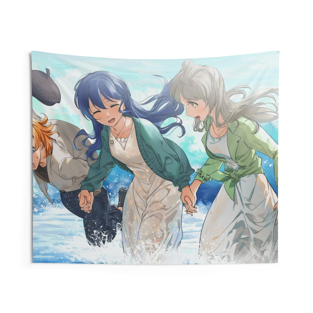 Love Live! Kotori Minami, Umi Sonoda, Honoka Kousaka Indoor Wall Tapestry