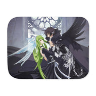 Lelouch and C.C. (Code Geass) Sherpa Blanket
