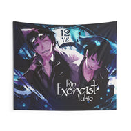 Rin and Yukio Okumura Indoor Wall Tapestry