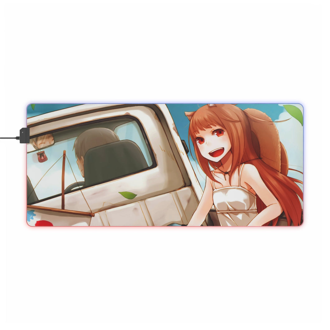 Spice And Wolf RGB LED Mouse Pad (Desk Mat)