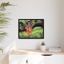 Load image into Gallery viewer, Anime Princess Mononoke Canvas Framed Art Print
