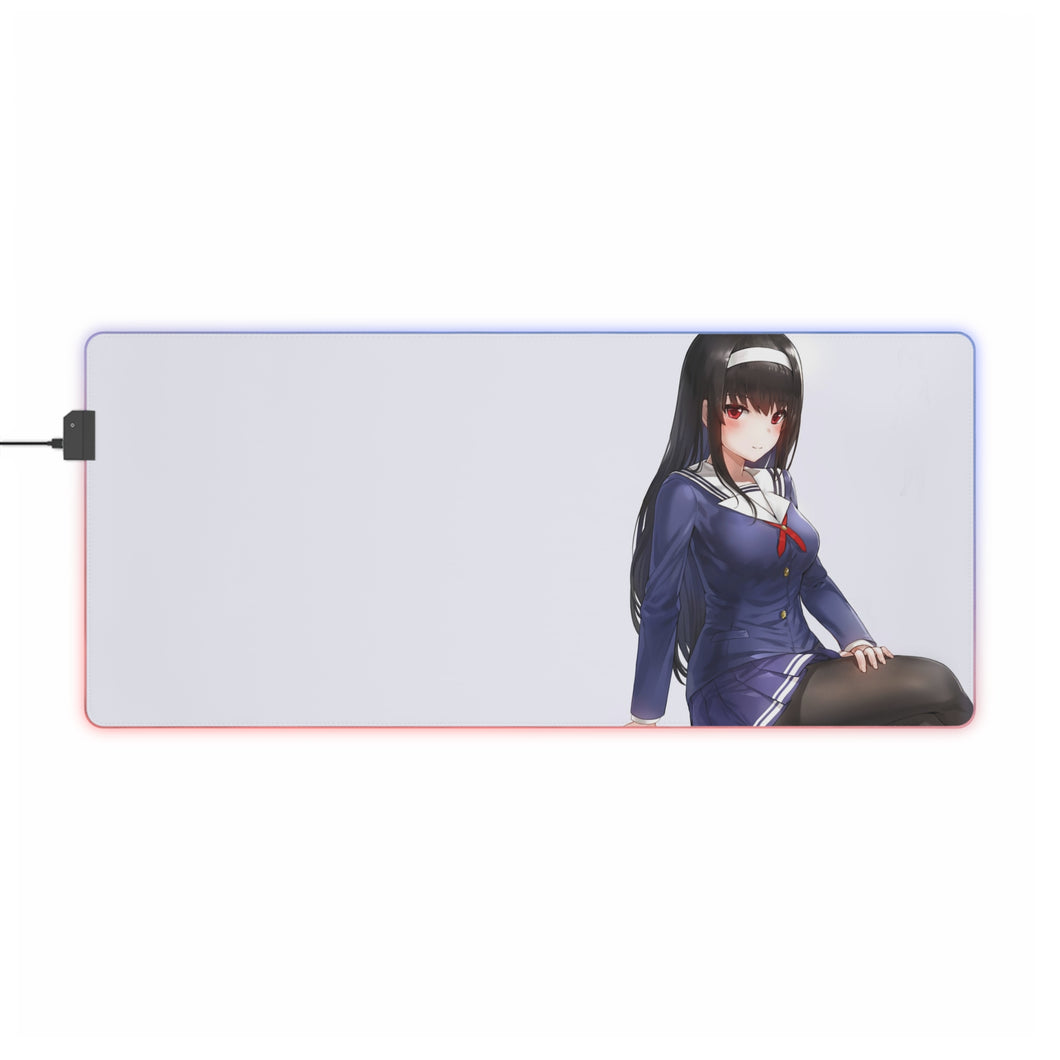 Saekano: How To Raise A Boring Girlfriend RGB LED Mouse Pad (Desk Mat)
