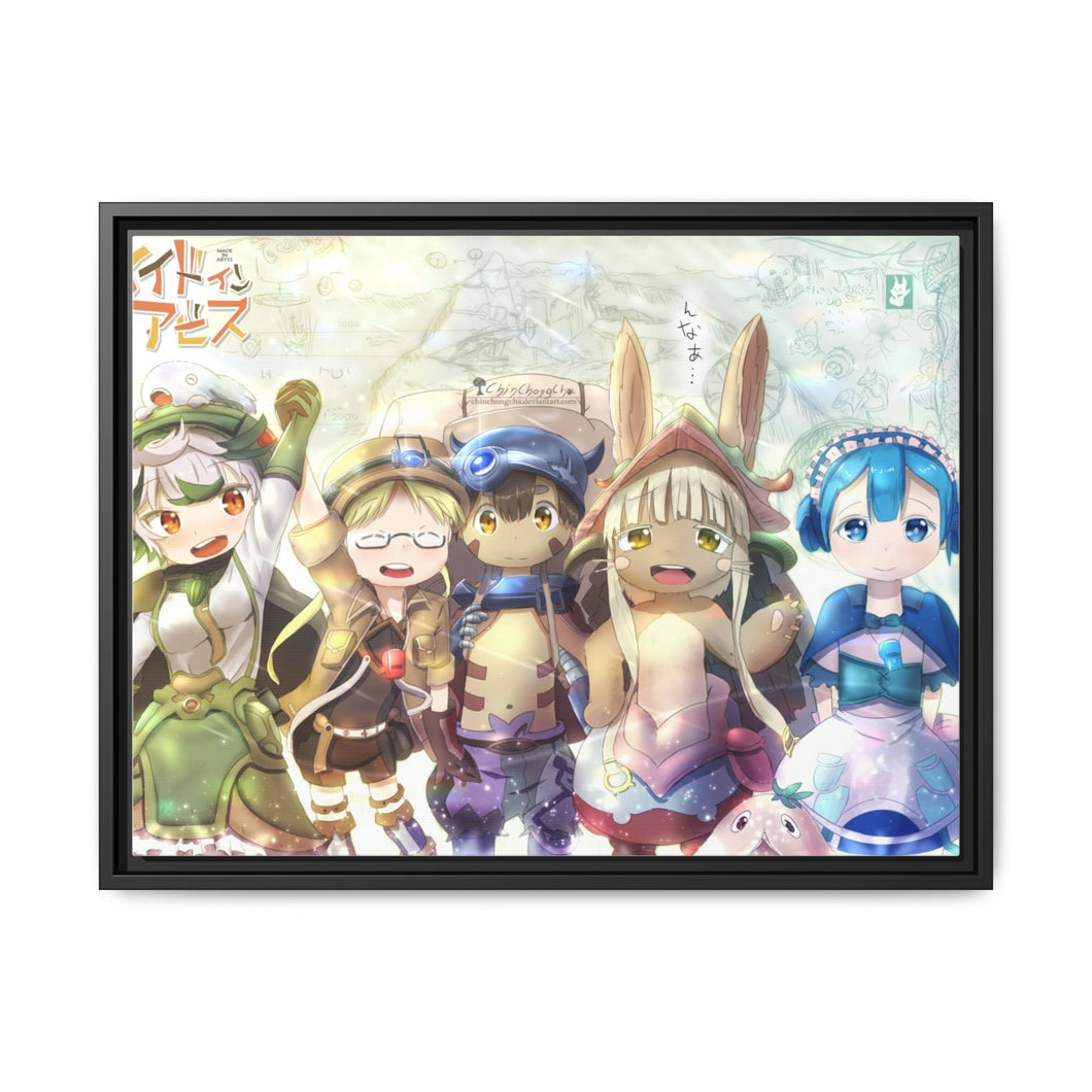 Anime Made In Abyss Canvas Framed Art Print