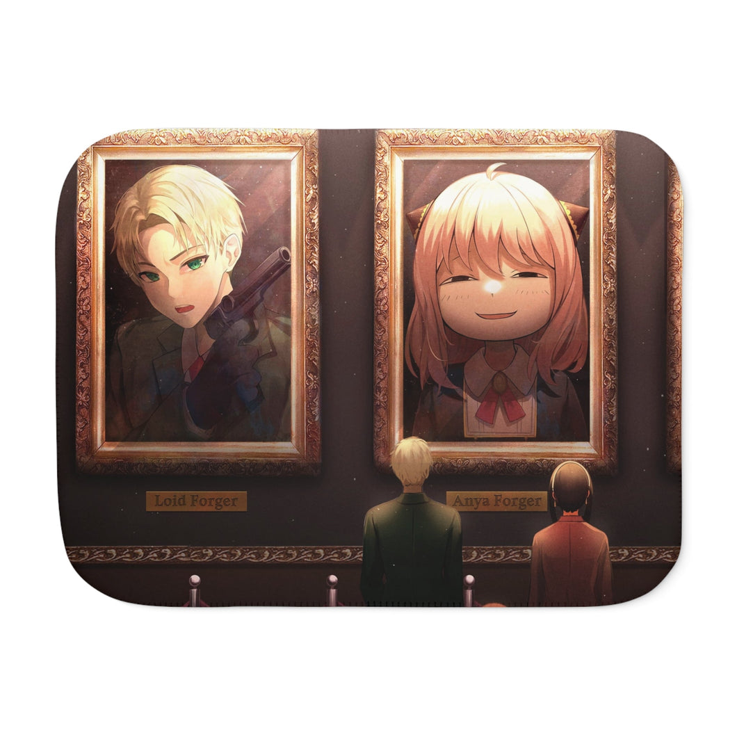 Spy x Family Anya Forger, Loid Forger, Yor Forger Sherpa Blanket