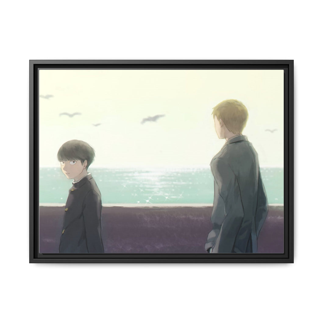 Anime Mob Psycho 100 Canvas Framed Art Print