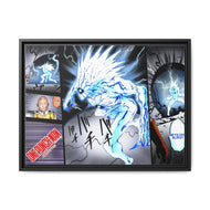 Saitama Vs Lord Boros Canvas Framed Art Print