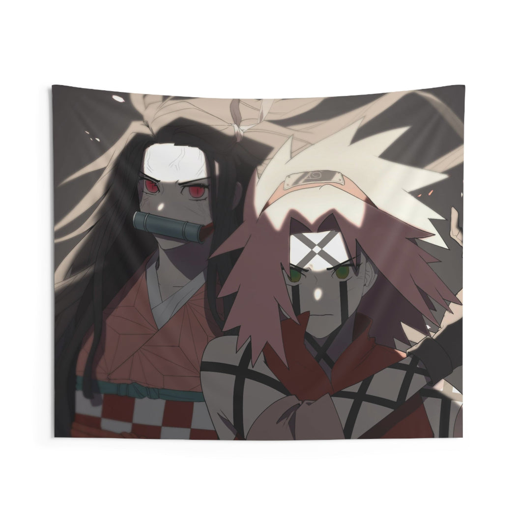 Anime Crossover Indoor Wall Tapestry