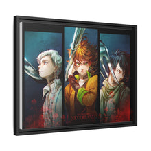 Load image into Gallery viewer, The Promised Neverland Ray, Norman, Emma Canvas Framed Art Print
