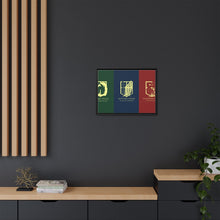 Load image into Gallery viewer, Shingeki no Kyojin Canvas Framed Art Print
