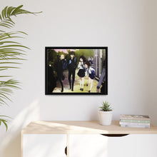 Load image into Gallery viewer, Hyouka Eru Chitanda, Satoshi Fukube, Mayaka Ibara Canvas Framed Art Print

