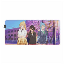 Load image into Gallery viewer, Konosuba // Darkness, Megumin &amp; Aqua RGB LED Mouse Pad (Desk Mat)
