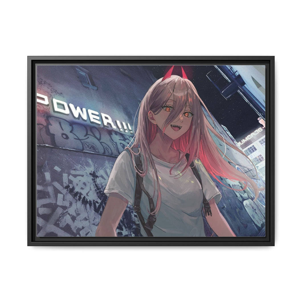 Chainsaw Man Canvas Framed Art Print