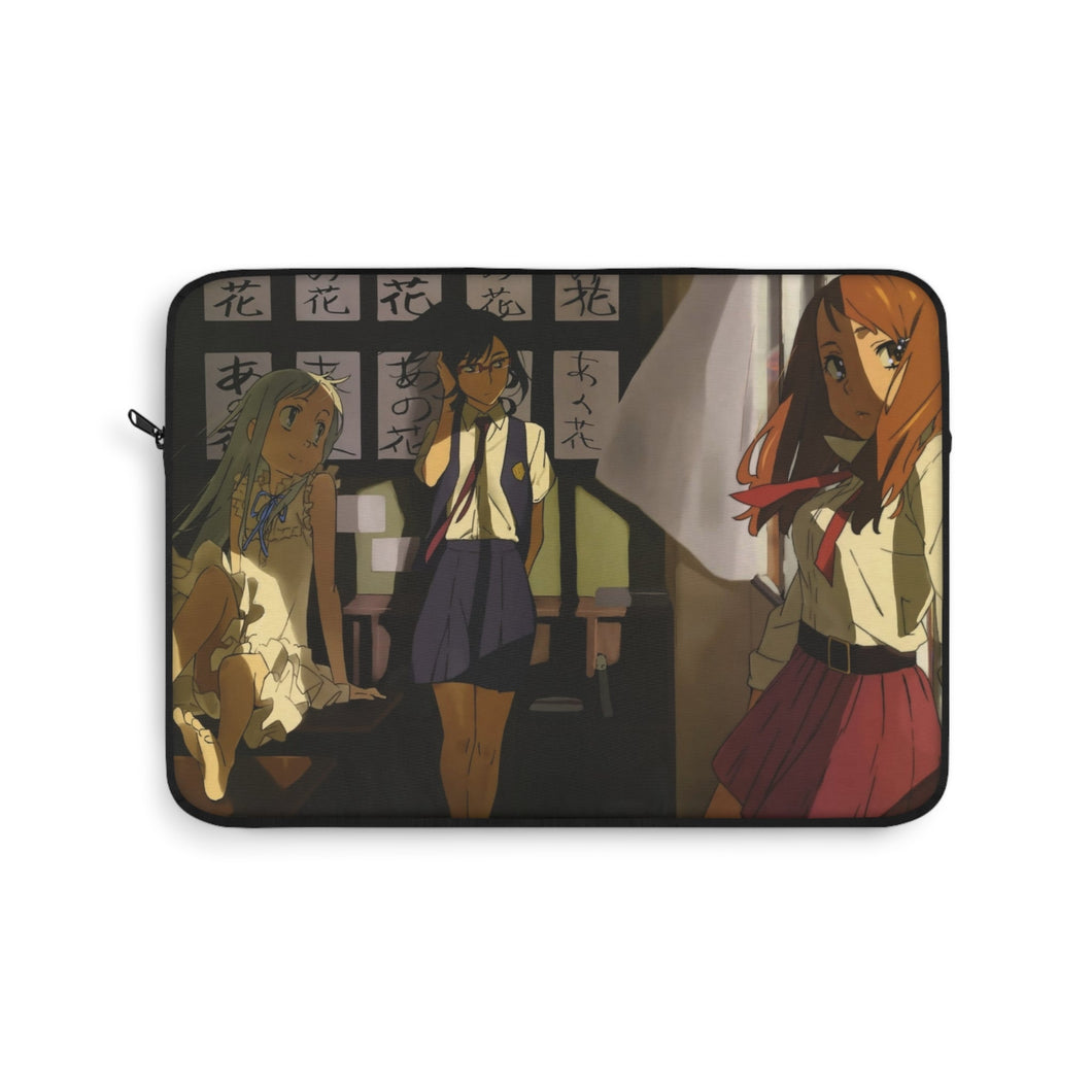 Anohana Meiko Honma, Naruko Anjou, Chiriko Tsurumi Laptop Sleeve