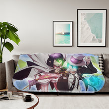 Load image into Gallery viewer, Blue Exorcist Rin Okumura, Mephisto Pheles Sherpa Blanket
