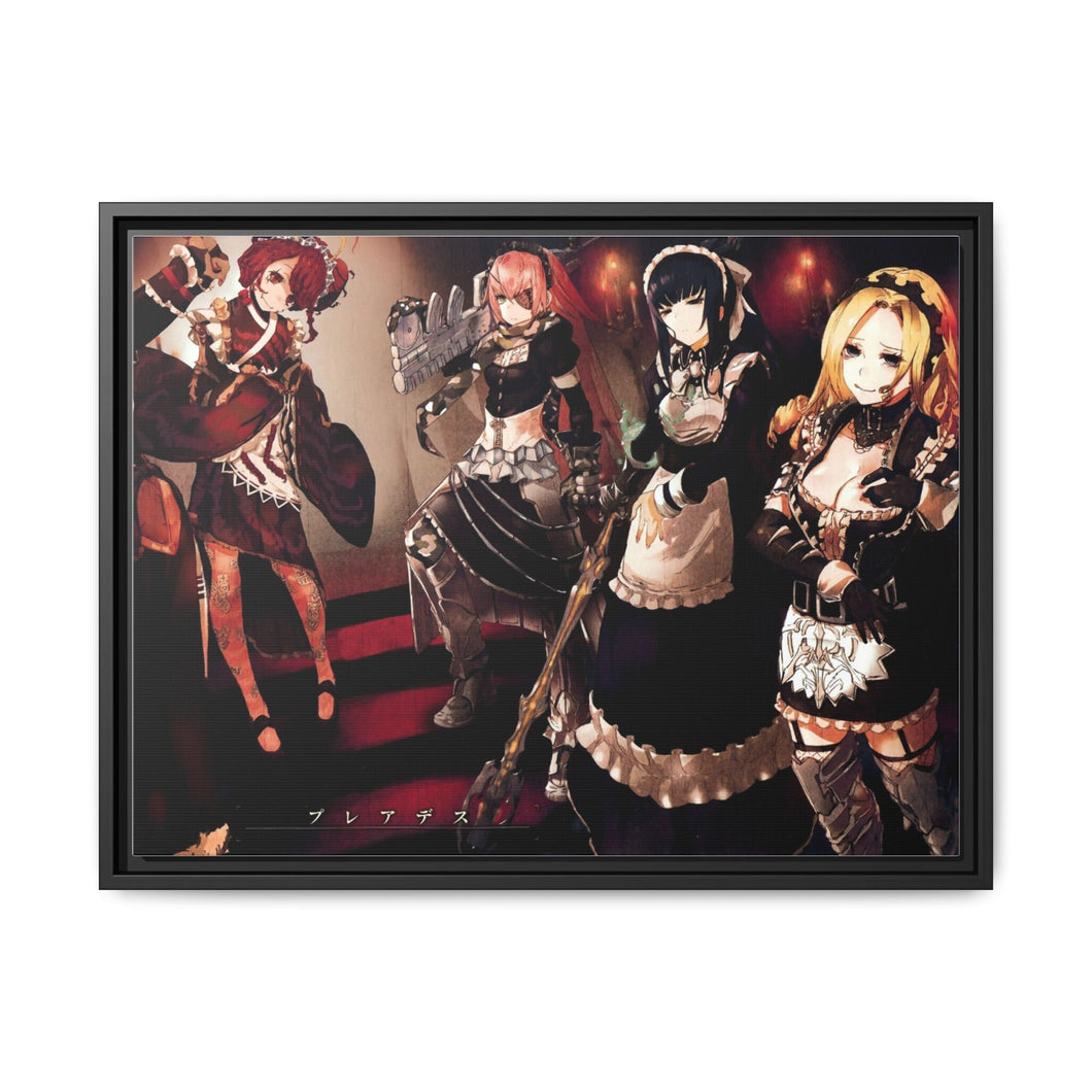 The Pleiades of Nazarick Canvas Framed Art Print