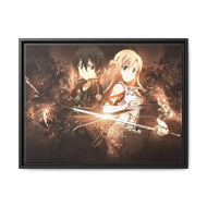 Anime Sword Art Online Canvas Framed Art Print