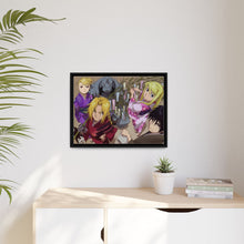 Load image into Gallery viewer, Anime FullMetal Alchemist Canvas Framed Art Print
