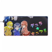 Load image into Gallery viewer, Durarara!! Izaya Orihara, Masaomi Kida, Anri Sonohara RGB LED Mouse Pad (Desk Mat)
