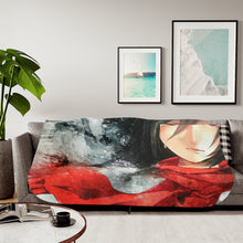 Load image into Gallery viewer, Attack of titan - Mikasa Sherpa Blanket
