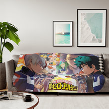 Load image into Gallery viewer, Sports Festival Showdown Sherpa Blanket
