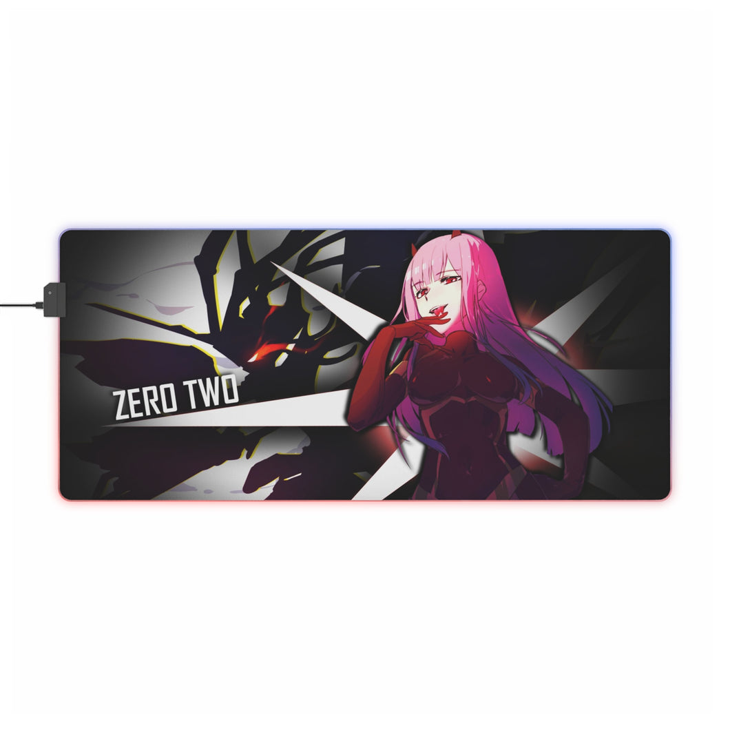 ZERO TWO DARLING IN THE FRANXX RGB LED Mouse Pad (Desk Mat)