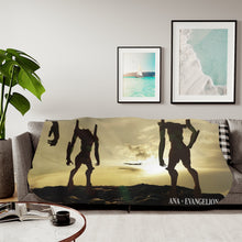 Load image into Gallery viewer, Anime Neon Genesis Evangelion Sherpa Blanket
