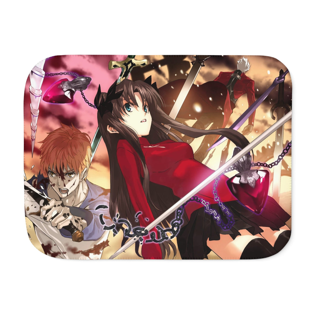 Shiroh and Rin ( Fate/Stay Night) Sherpa Blanket