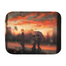 Load image into Gallery viewer, Mob Psycho 100 Arataka Reigen, Shigeo Kageyama, Ritsu Kageyama Sherpa Blanket
