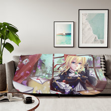 Load image into Gallery viewer, Violet Evergarden Sherpa Blanket
