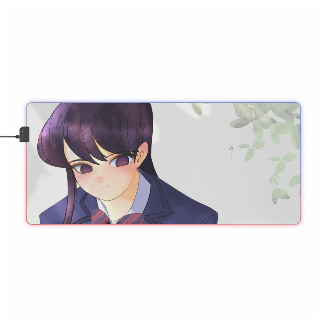 Komi Can't Communicate Komi Shouko RGB LED Mouse Pad (Desk Mat)
