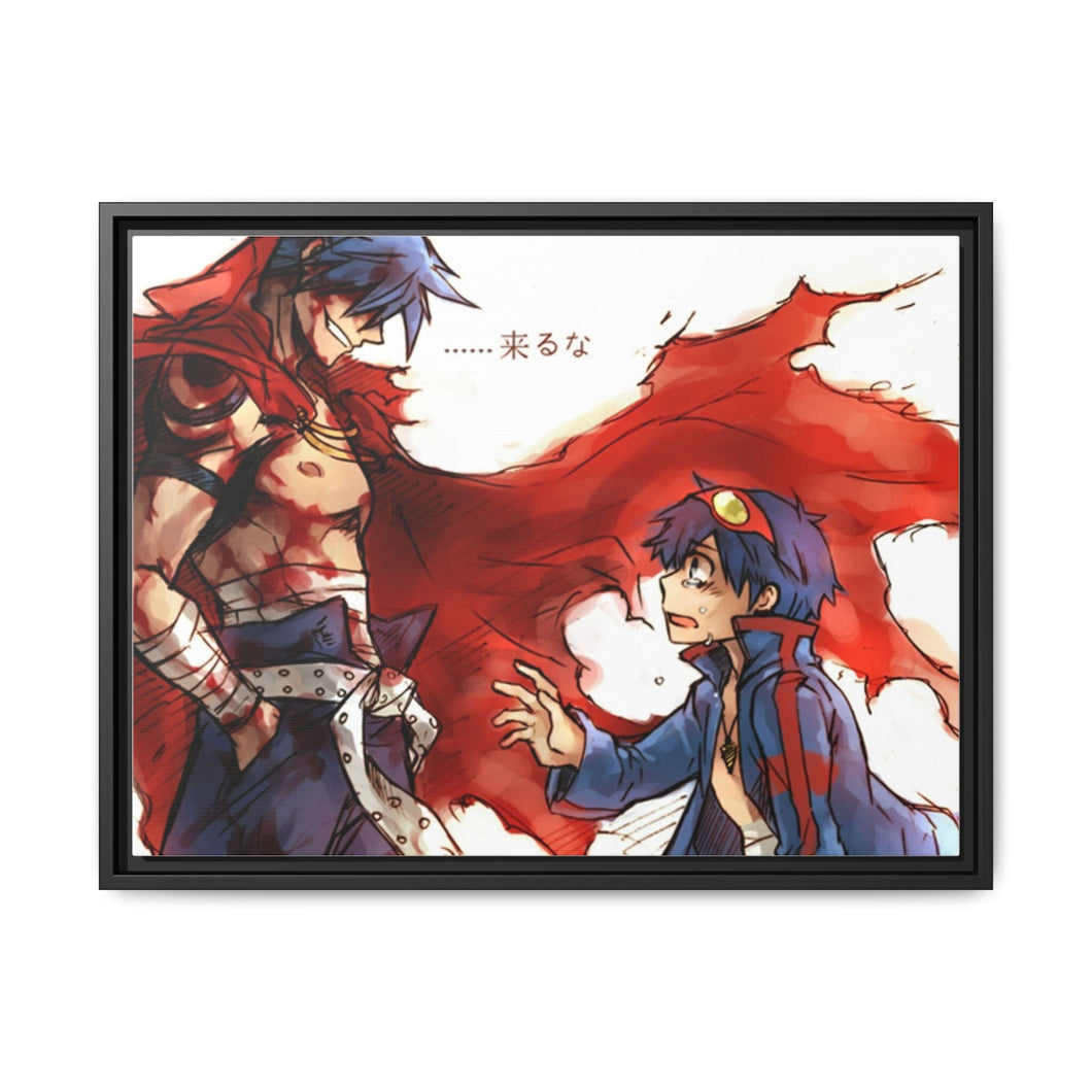 Anime Tengen Toppa Gurren Lagann Canvas Framed Art Print