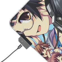Load image into Gallery viewer, A Certain Scientific Railgun Mikoto Misaka, Kuroko Shirai, Ruiko Saten RGB LED Mouse Pad (Desk Mat)
