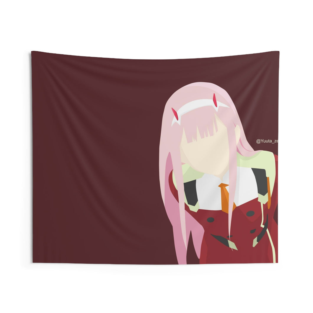 Zero Two Indoor Wall Tapestry