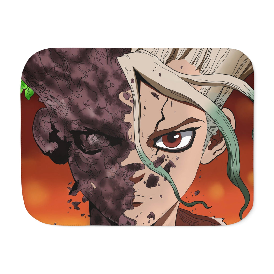 Dr. Stone Sherpa Blanket