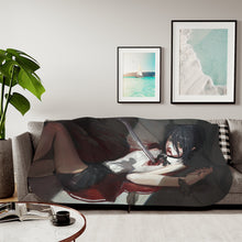 Load image into Gallery viewer, Anime Chainsaw Man Sherpa Blanket
