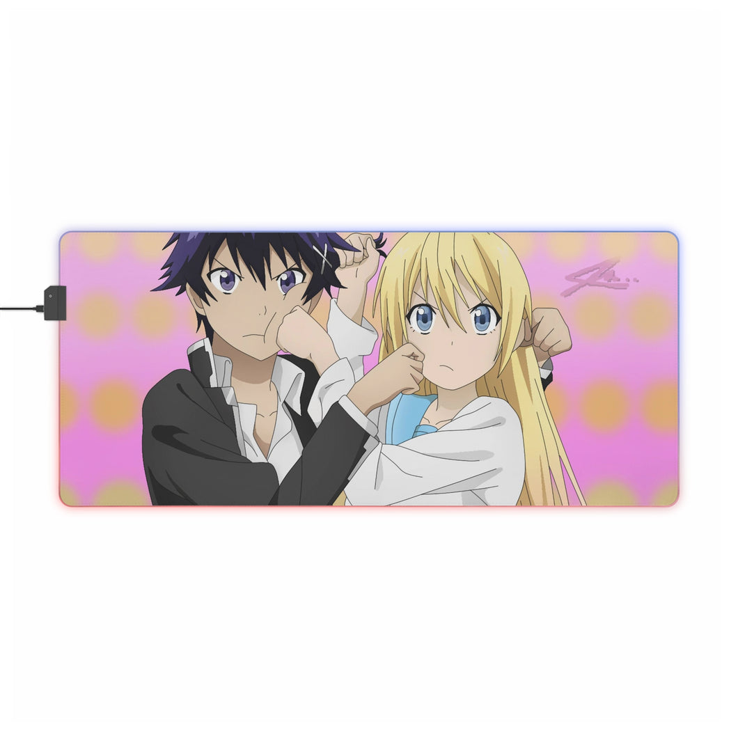 Nisekoi Chitoge Kirisaki RGB LED Mouse Pad (Desk Mat)